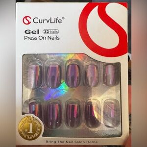 NEW! Curvlife Gel Square Press-On Nails
